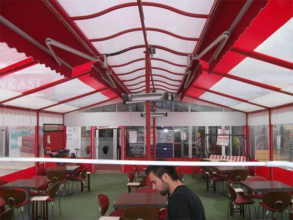 DGN TENTE trabzon kışlık kapama kış bahçesi tentesi,kışlık cafe bahçesi tente,şeffaf kapatma 