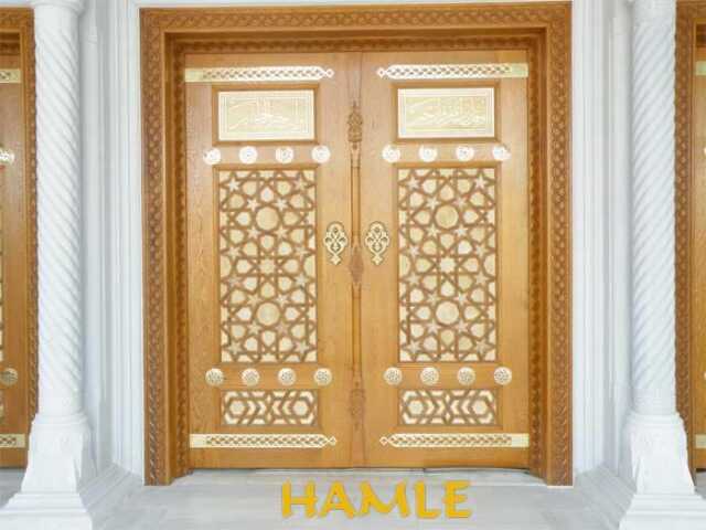 HML  Ahşap; Konya cami ana kapısı, cami mihrap, cami minberi, ahşap cami mihrap, ahşap cami minberi